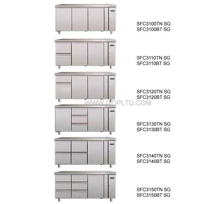 three doors refrigerated counter GN 11