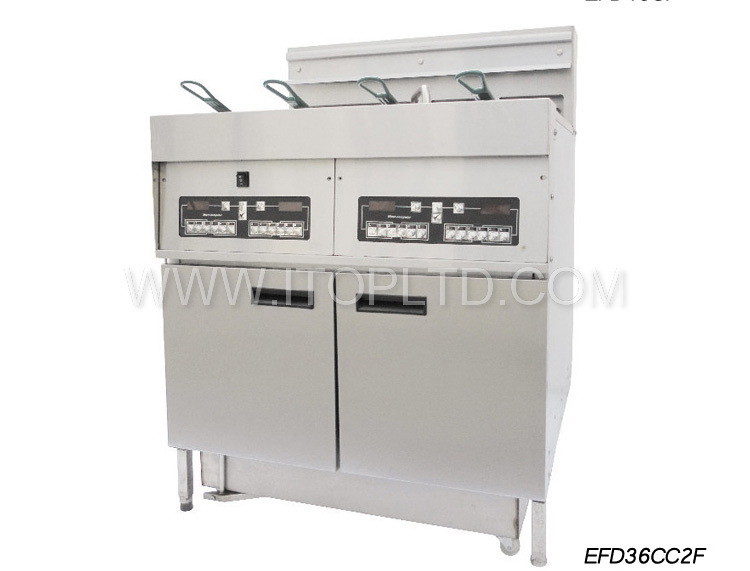Commercial Electrical Fryer with Oil Filter2