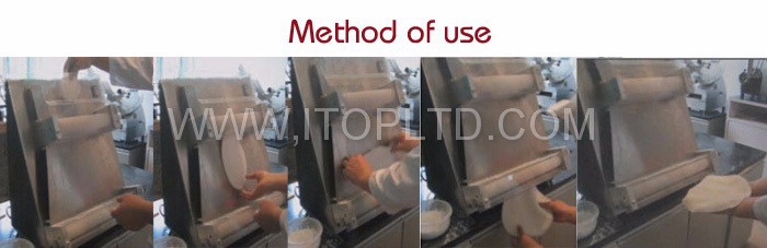 high-quality Electric Pizza dough press machine pizza dough sheeter 4