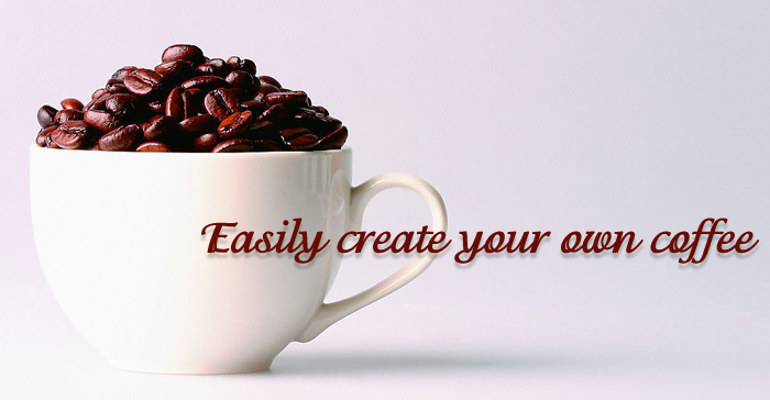 Crear fácilmente su propio café