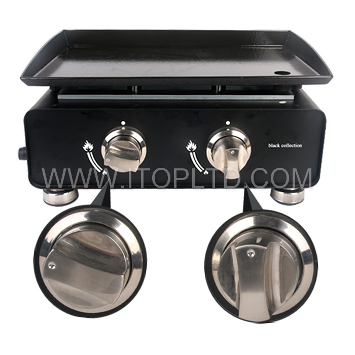 stainless steel gas plancha grill