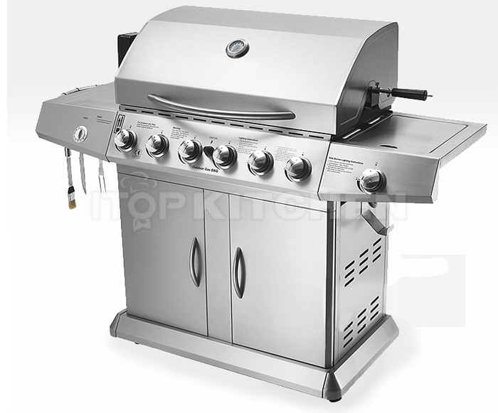 Family day Commercial gas bbq grill machine02
