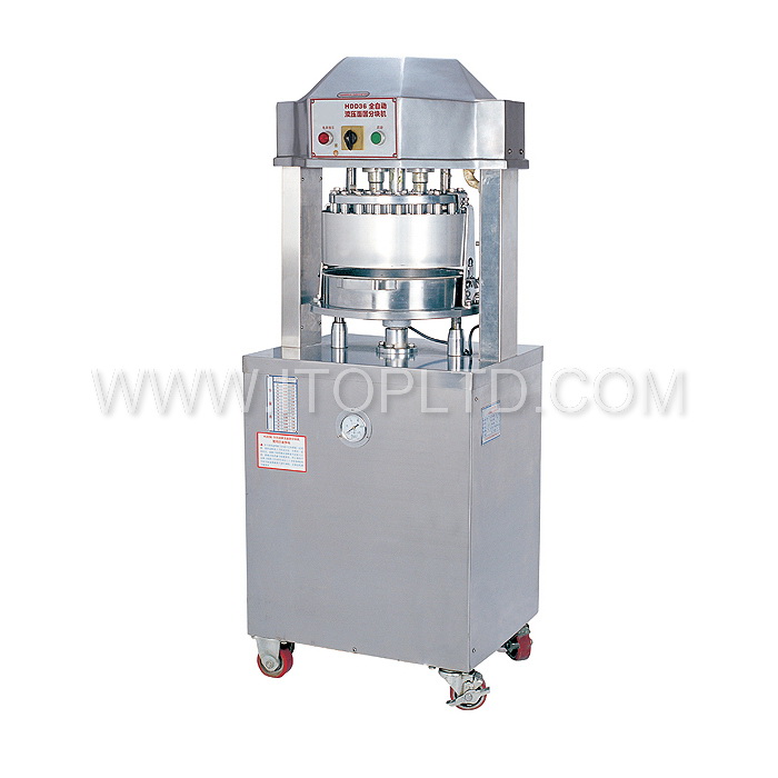 Hydraulic rounder dough divider