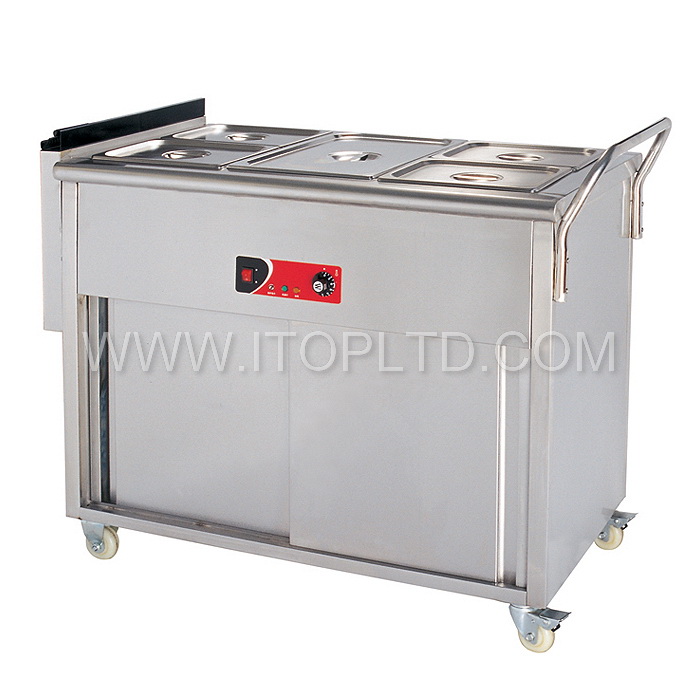 gas buffet bain marie with cabinet for sale