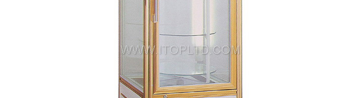 quadrilateral industrial glass showcase freezer