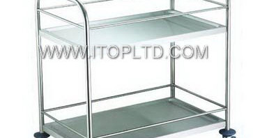 stainless steel Round Tube Beverage Trolley