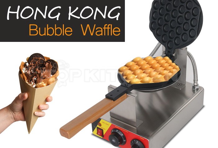 Waffle de bolha de Hong Kong