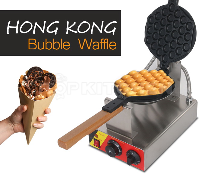 Waffle de bolha de Hong Kong